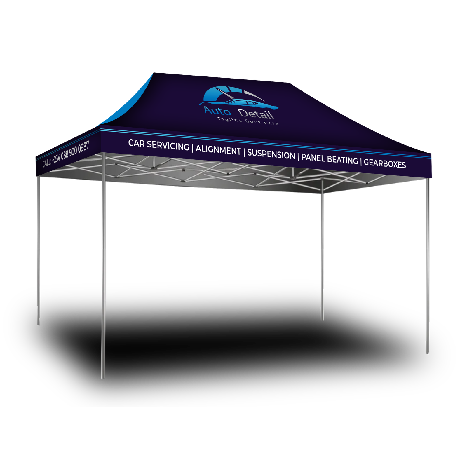4.5x3m Aluminium Gazebo – Heavy Duty Professional Event Tent