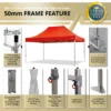 Ovation Gazebo 3m x 3m – 2 Full Wall Skins Ovation Gazebo 3m x 3m – 2 Full Wall Skins