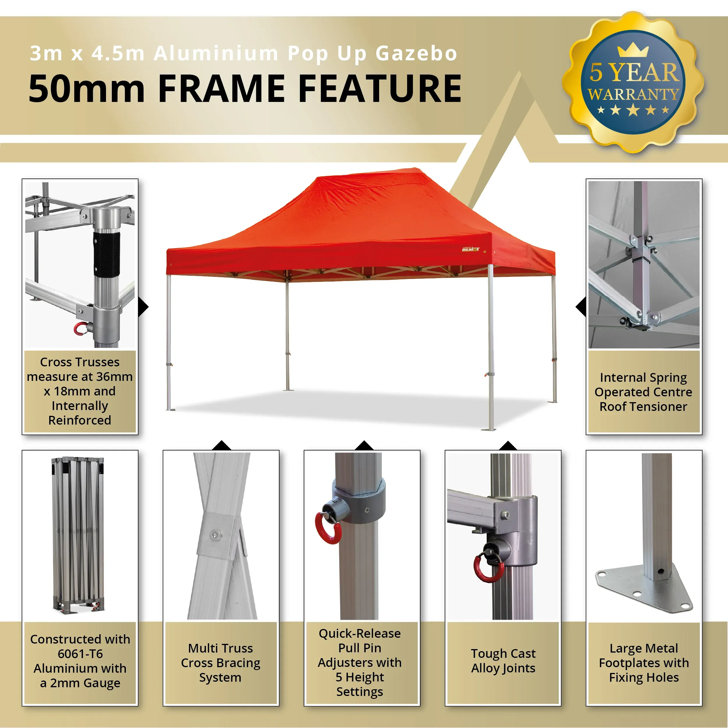 Premium Aluminium Gazebos in South Africa – Heavy Duty Event Tents