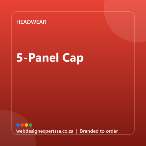 Branded 5-Panel Cap — custom branded cap with your logo | Web Design Experts SA Branded 5-Panel Cap — custom branded cap with your logo | Web Design Experts SA