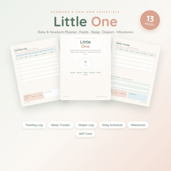 LISTING-hero Little One Baby Newborn Planner