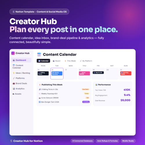 Creator Hub