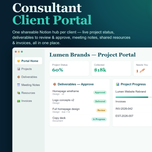 Consultant Client Portal