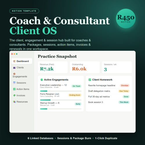 Coach Consultant Client Os