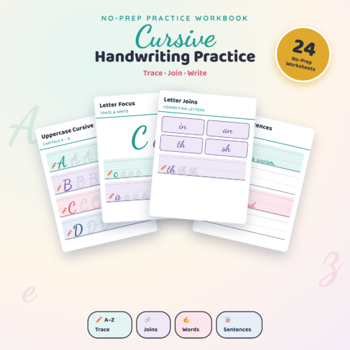 Cursive Handwriting Practice Workbook Cursive Handwriting Practice Workbook