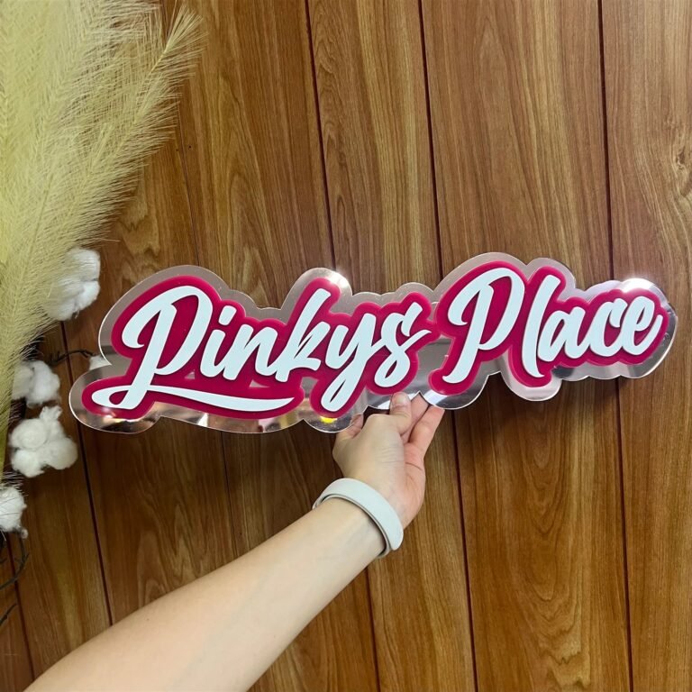 Professional laser-cut acrylic signage and 3D letters in South Africa | Web Design Experts SA