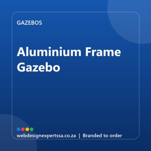 Branded Aluminium Frame Gazebo — custom branded gazebo with your logo | Web Design Experts SA Branded Aluminium Frame Gazebo — custom branded gazebo with your logo | Web Design Experts SA