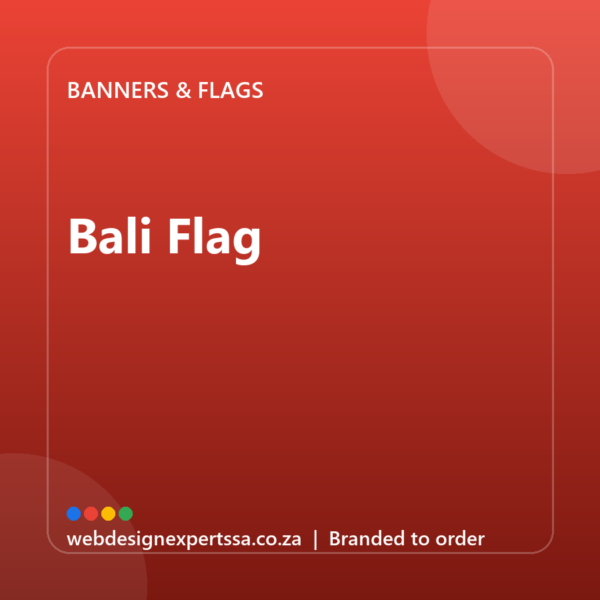 Branded Bali Flag — custom branded banner with your logo | Web Design Experts SA Branded Bali Flag — custom branded banner with your logo | Web Design Experts SA