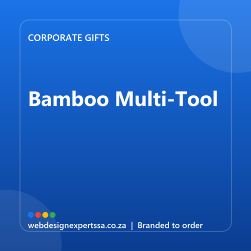 Branded Bamboo Multi-Tool — custom corporate gift with your logo | Web Design Experts SA