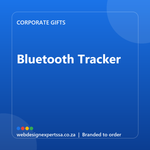 Branded Bluetooth Tracker — custom corporate gift with your logo | Web Design Experts SA