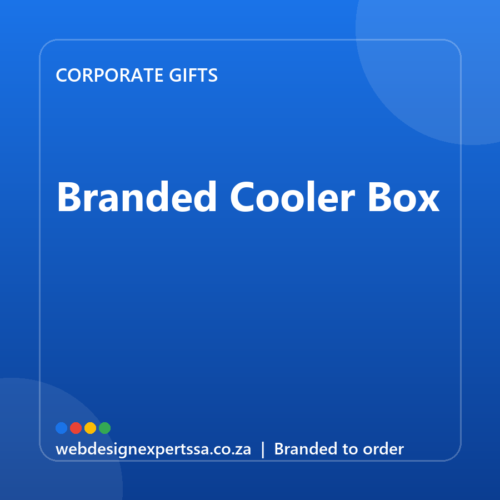 Branded Branded Cooler Box — custom corporate gift with your logo | Web Design Experts SA