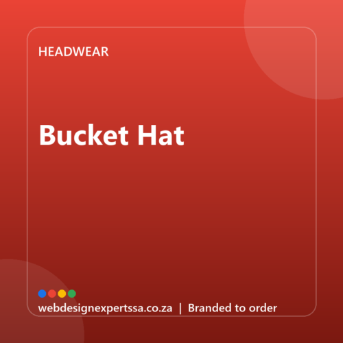 Branded Bucket Hat — custom branded cap with your logo | Web Design Experts SA Branded Bucket Hat — custom branded cap with your logo | Web Design Experts SA
