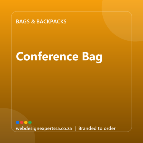 Branded Conference Bag — custom branded bag with your logo | Web Design Experts SA Branded Conference Bag — custom branded bag with your logo | Web Design Experts SA