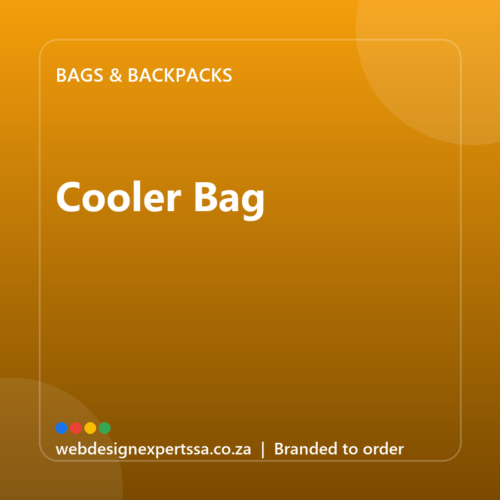 Branded Cooler Bag — custom branded bag with your logo | Web Design Experts SA