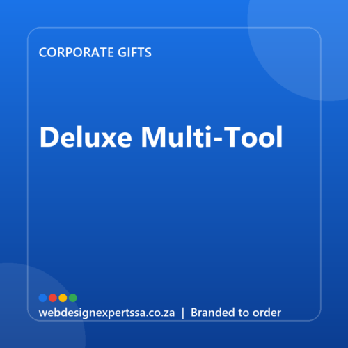 Branded Deluxe Multi-Tool — custom corporate gift with your logo | Web Design Experts SA Branded Deluxe Multi-Tool — custom corporate gift with your logo | Web Design Experts SA