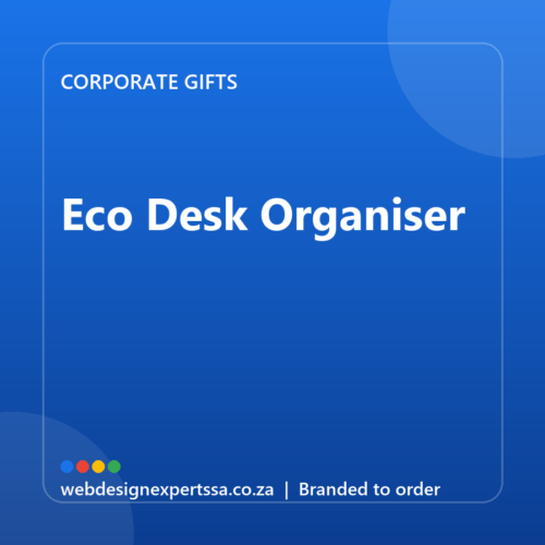 Branded Eco Desk Organiser — custom corporate gift with your logo | Web Design Experts SA Branded Eco Desk Organiser — custom corporate gift with your logo | Web Design Experts SA