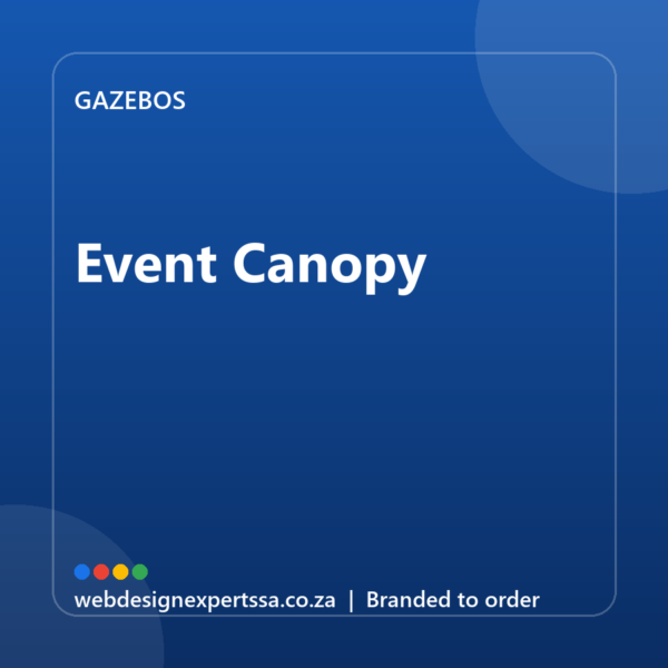 Branded Event Canopy — custom branded gazebo with your logo | Web Design Experts SA Branded Event Canopy — custom branded gazebo with your logo | Web Design Experts SA