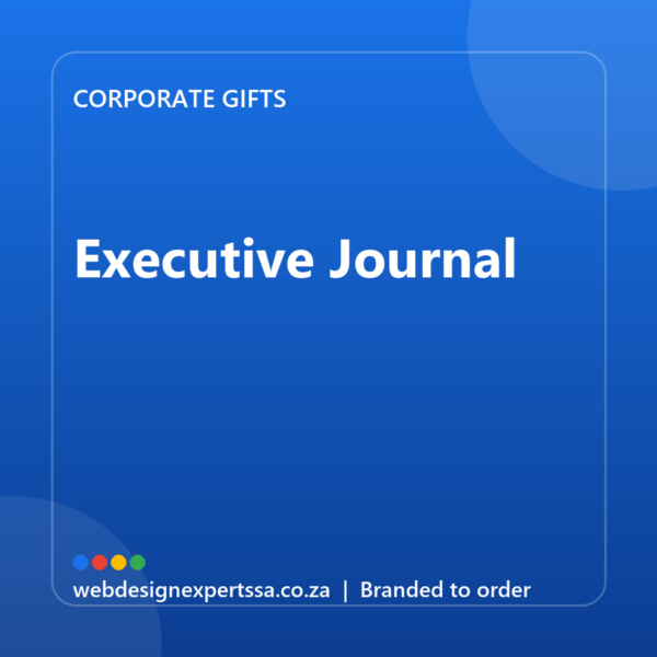 Branded Executive Journal — custom corporate gift with your logo | Web Design Experts SA Branded Executive Journal — custom corporate gift with your logo | Web Design Experts SA