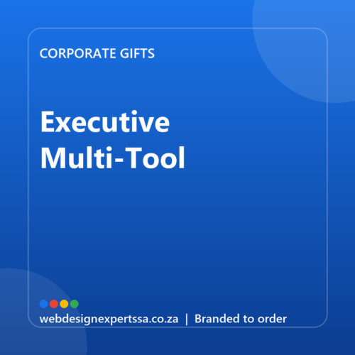 Branded Executive Multi-Tool — custom corporate gift with your logo | Web Design Experts SA Branded Executive Multi-Tool — custom corporate gift with your logo | Web Design Experts SA