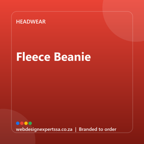Branded Fleece Beanie — custom branded cap with your logo | Web Design Experts SA Branded Fleece Beanie — custom branded cap with your logo | Web Design Experts SA