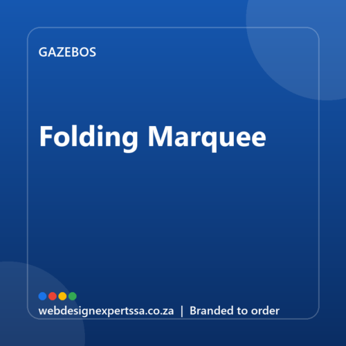 Branded Folding Marquee — custom branded gazebo with your logo | Web Design Experts SA Branded Folding Marquee — custom branded gazebo with your logo | Web Design Experts SA