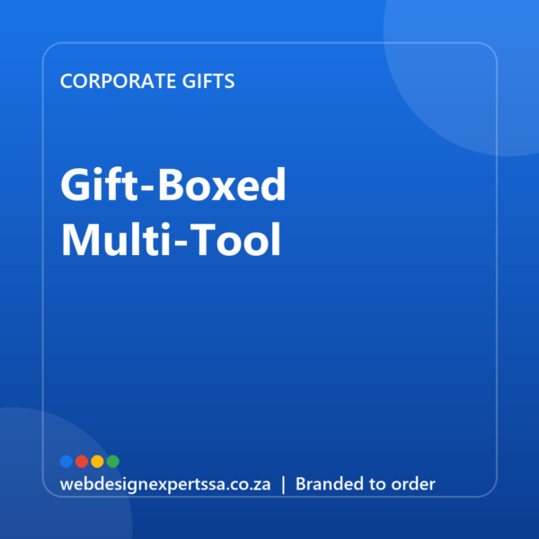 Branded Gift-Boxed Multi-Tool — custom corporate gift with your logo | Web Design Experts SA Branded Gift-Boxed Multi-Tool — custom corporate gift with your logo | Web Design Experts SA