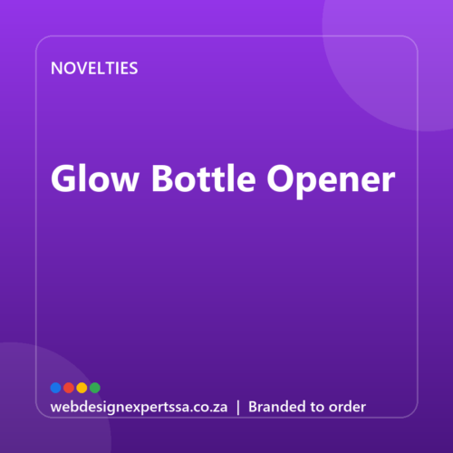Branded Glow Bottle Opener — custom promotional gift with your logo | Web Design Experts SA Branded Glow Bottle Opener — custom promotional gift with your logo | Web Design Experts SA
