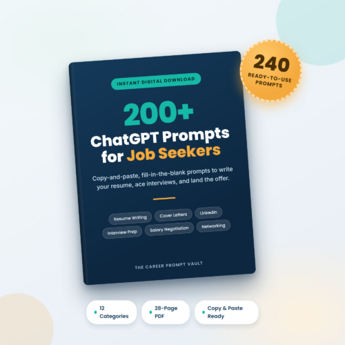 200+ ChatGPT Prompts for Job Seekers | Resume