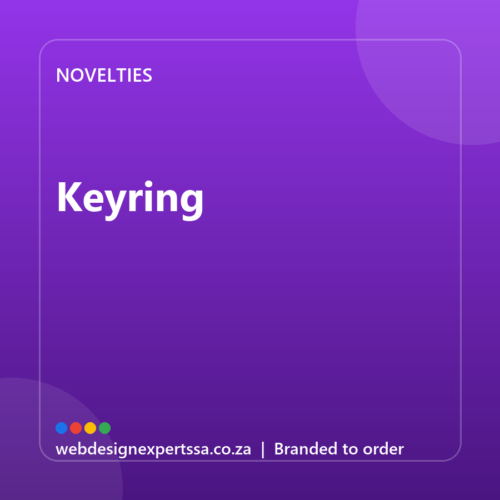 Branded Keyring — custom promotional gift with your logo | Web Design Experts SA Branded Keyring — custom promotional gift with your logo | Web Design Experts SA