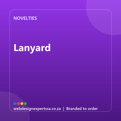 Branded Lanyard — custom promotional gift with your logo | Web Design Experts SA Branded Lanyard — custom promotional gift with your logo | Web Design Experts SA