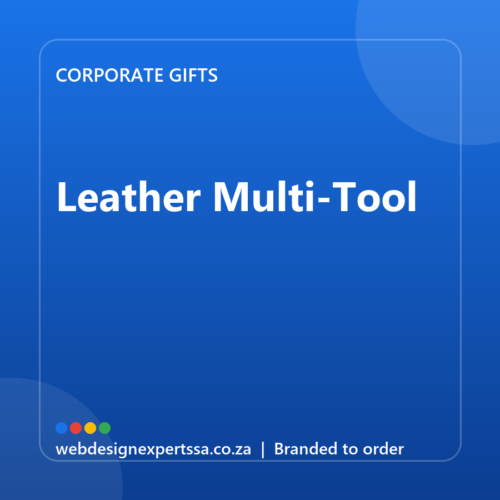Branded Leather Multi-Tool — custom corporate gift with your logo | Web Design Experts SA Branded Leather Multi-Tool — custom corporate gift with your logo | Web Design Experts SA