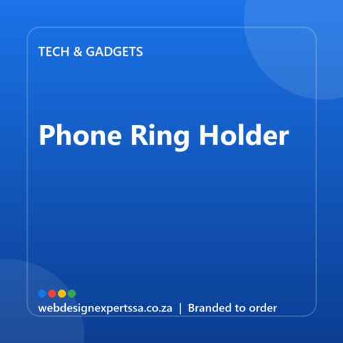 Branded Phone Ring Holder — custom branded tech gift with your logo | Web Design Experts SA Branded Phone Ring Holder — custom branded tech gift with your logo | Web Design Experts SA