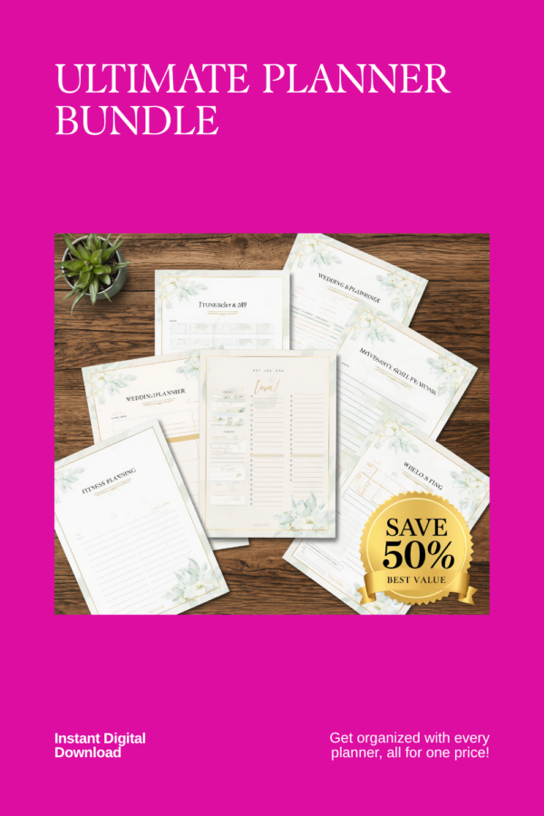 planner-bundle-premium Ultimate Printable Planner Bundle — Every Planner, One Price