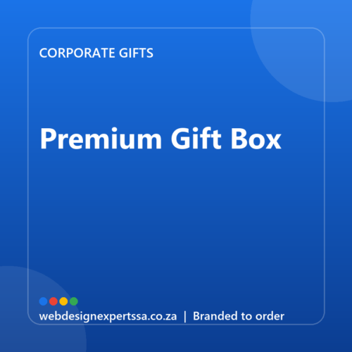Branded Premium Gift Box — custom corporate gift with your logo | Web Design Experts SA Branded Premium Gift Box — custom corporate gift with your logo | Web Design Experts SA
