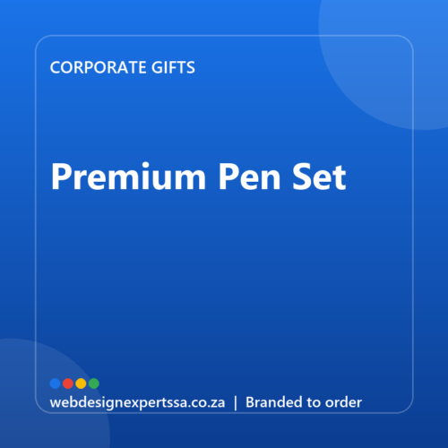 Branded Premium Pen Set — custom corporate gift with your logo | Web Design Experts SA Branded Premium Pen Set — custom corporate gift with your logo | Web Design Experts SA
