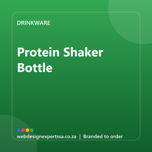 Branded Protein Shaker Bottle — custom branded drinkware with your logo | Web Design Experts SA Branded Protein Shaker Bottle — custom branded drinkware with your logo | Web Design Experts SA