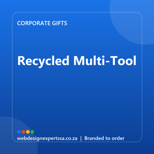 Branded Recycled Multi-Tool — custom corporate gift with your logo | Web Design Experts SA Branded Recycled Multi-Tool — custom corporate gift with your logo | Web Design Experts SA
