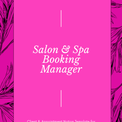 Salon Spa Client Booking Manager
