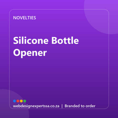 Branded Silicone Bottle Opener — custom promotional gift with your logo | Web Design Experts SA Branded Silicone Bottle Opener — custom promotional gift with your logo | Web Design Experts SA