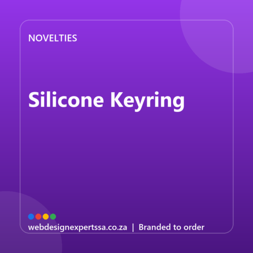 Branded Silicone Keyring — custom promotional gift with your logo | Web Design Experts SA Branded Silicone Keyring — custom promotional gift with your logo | Web Design Experts SA
