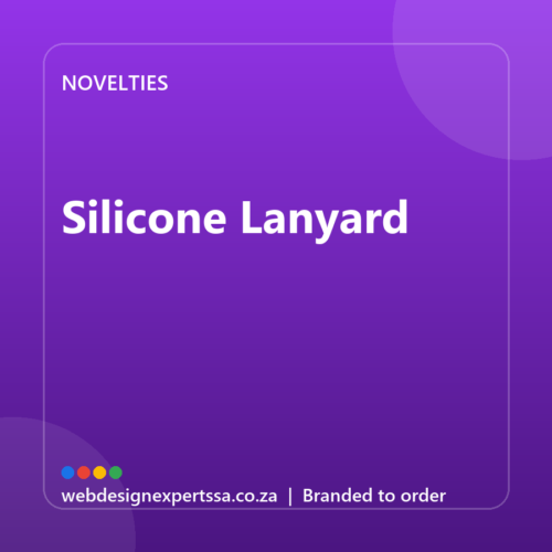 Branded Silicone Lanyard — custom promotional gift with your logo | Web Design Experts SA Branded Silicone Lanyard — custom promotional gift with your logo | Web Design Experts SA