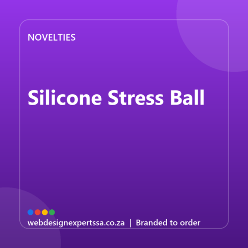Branded Silicone Stress Ball — custom promotional gift with your logo | Web Design Experts SA Branded Silicone Stress Ball — custom promotional gift with your logo | Web Design Experts SA