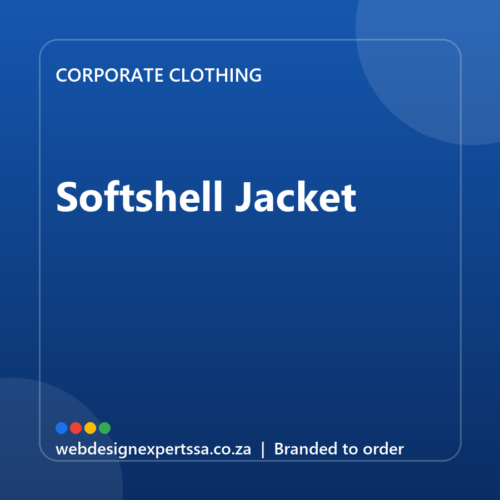 Branded Softshell Jacket — custom corporate clothing with your logo | Web Design Experts SA