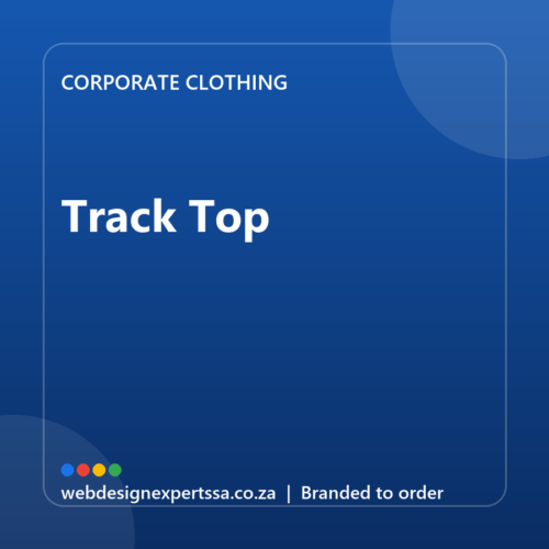 Branded Track Top — custom corporate clothing with your logo | Web Design Experts SA