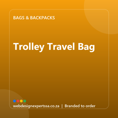 Branded Trolley Travel Bag — custom branded bag with your logo | Web Design Experts SA Branded Trolley Travel Bag — custom branded bag with your logo | Web Design Experts SA
