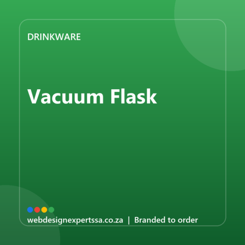 Branded Vacuum Flask — custom branded drinkware with your logo | Web Design Experts SA