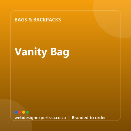 Branded Vanity Bag — custom branded bag with your logo | Web Design Experts SA Branded Vanity Bag — custom branded bag with your logo | Web Design Experts SA