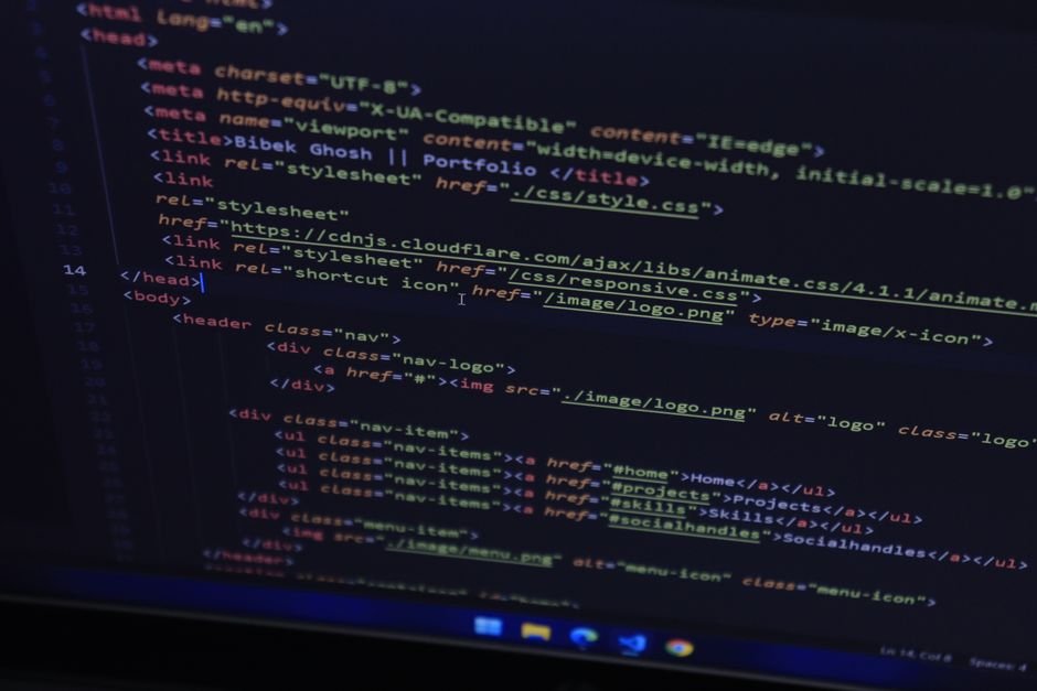 website developer coding — professional stock image